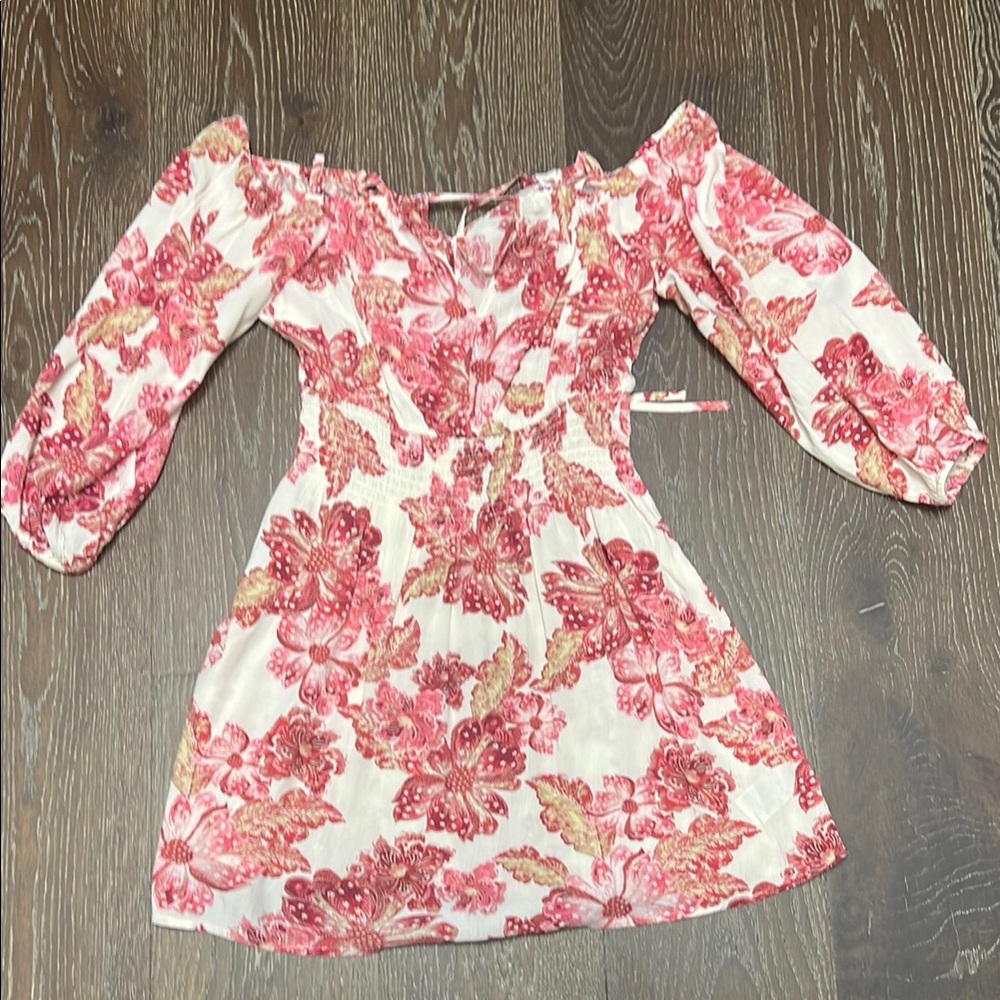 Floral Off-Shoulder Dress